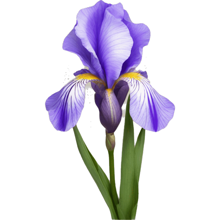 Iris flower emoji