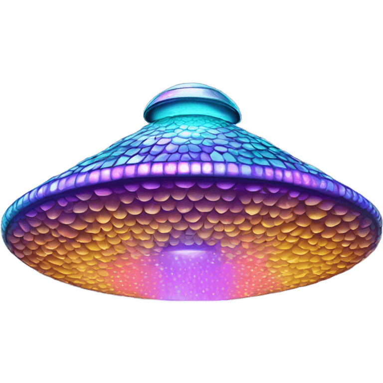 UFO with scales emoji