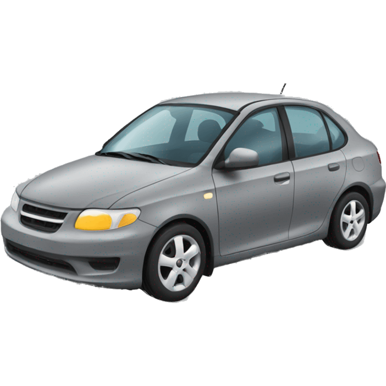 Gray car side view emoji