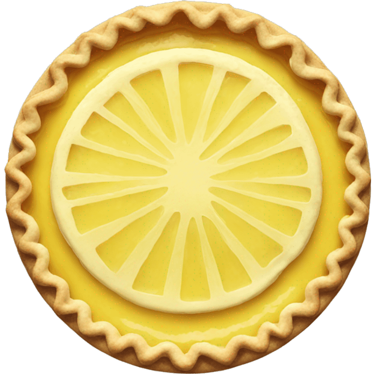 Lemon pie emoji