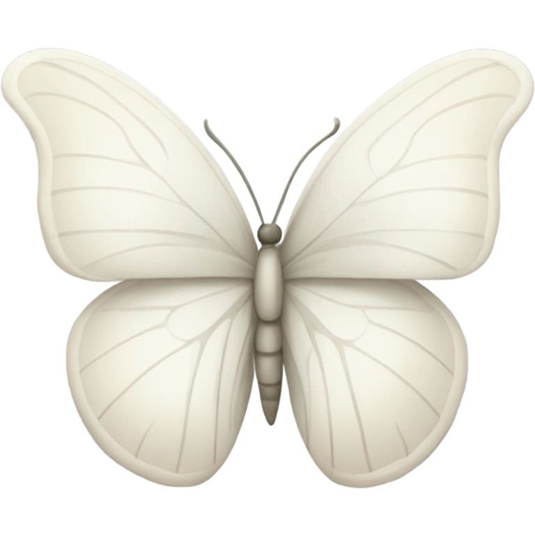 White butterfly  emoji