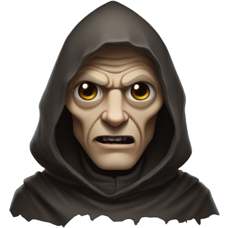 an evil monk emoji