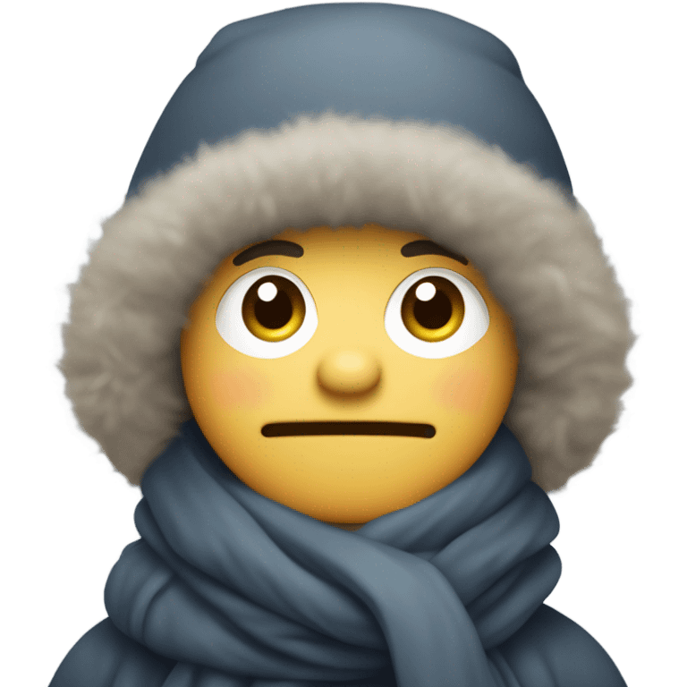 Mick freezing outside emoji