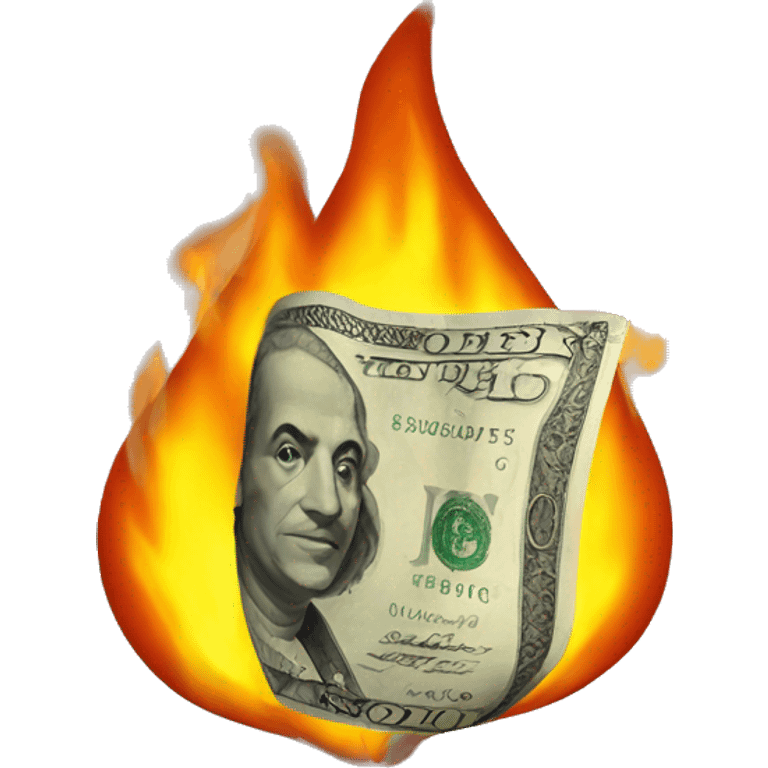 Money to burn emoji