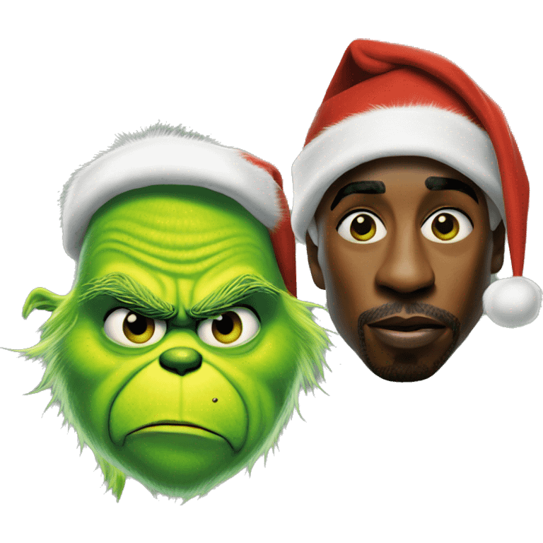 Grinch with Tupac  emoji