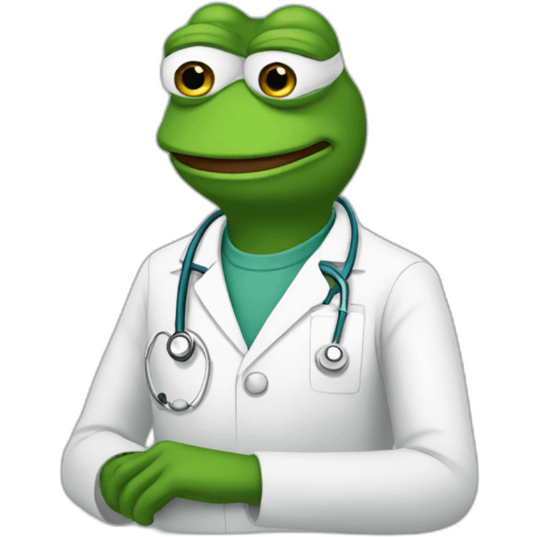 Pepe-doctor emoji