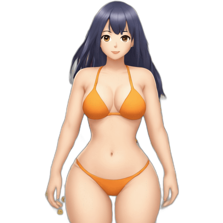 hinata hyuga full body pawg micro bikini back focus emoji