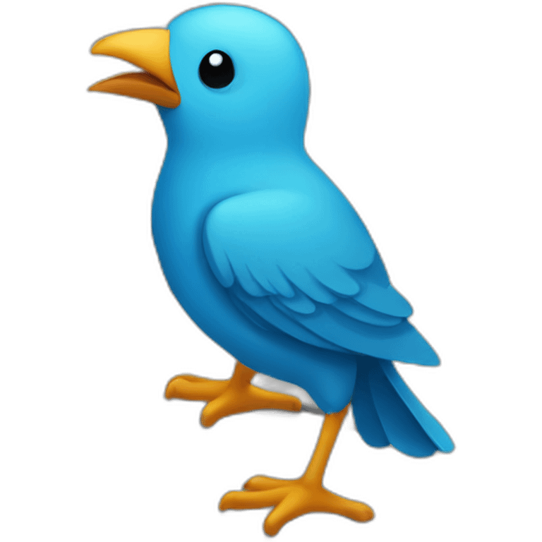 twitter-bird-on-keyboard emoji