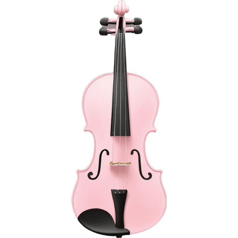 Pastel pink viola instrument  emoji