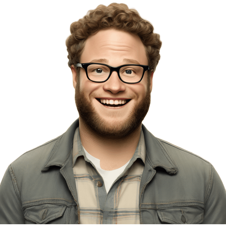 seth rogen smiling emoji