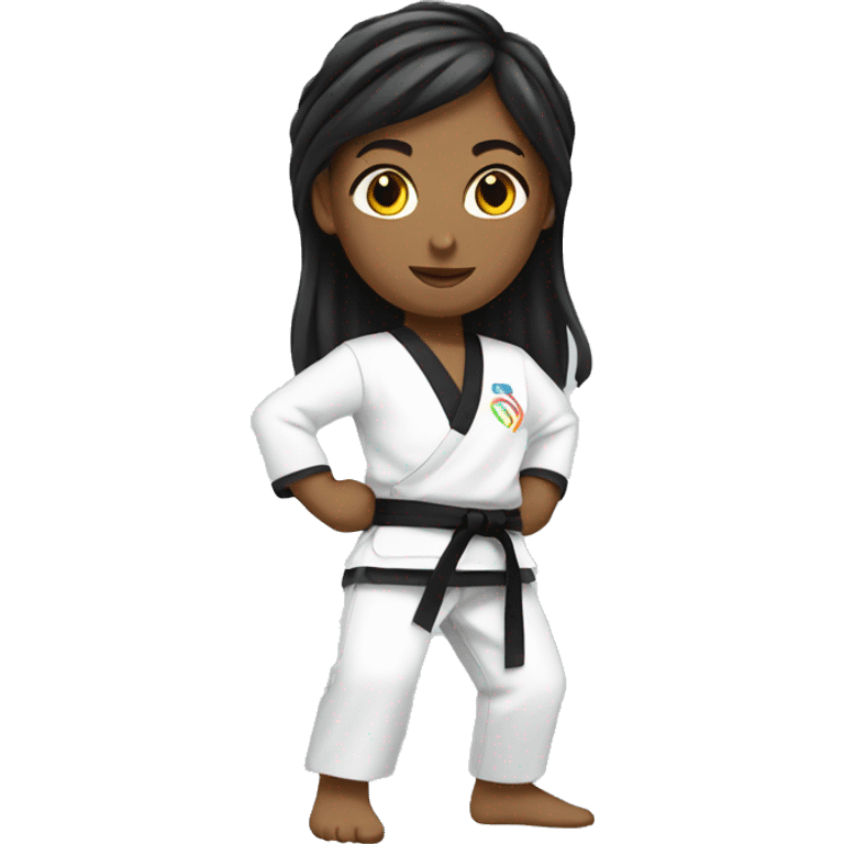 summer olympics girl karate emoji