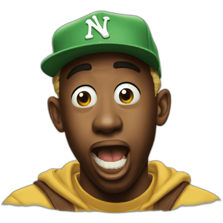 tyler the creator cringing emoji