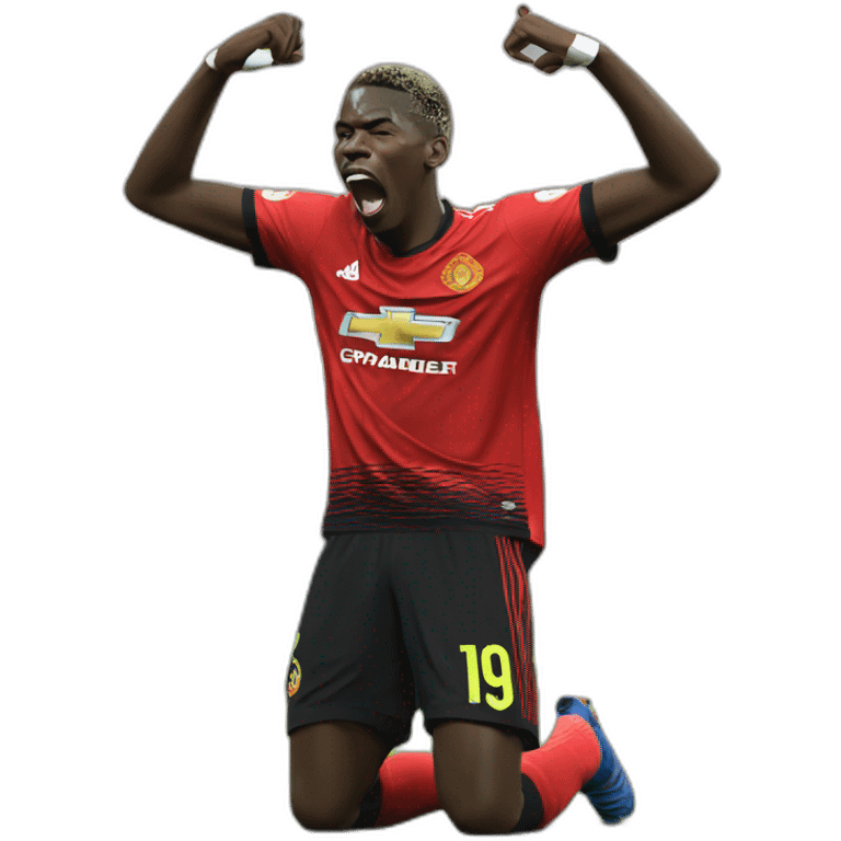 pogba célébration dab emoji