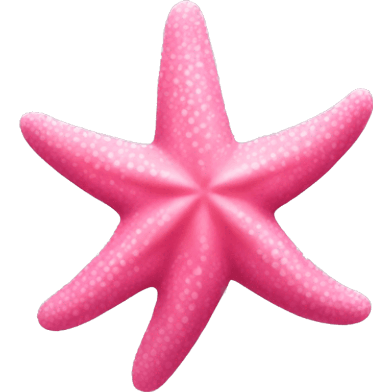 Pink starfish emoji