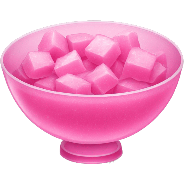 pink ice dish emoji