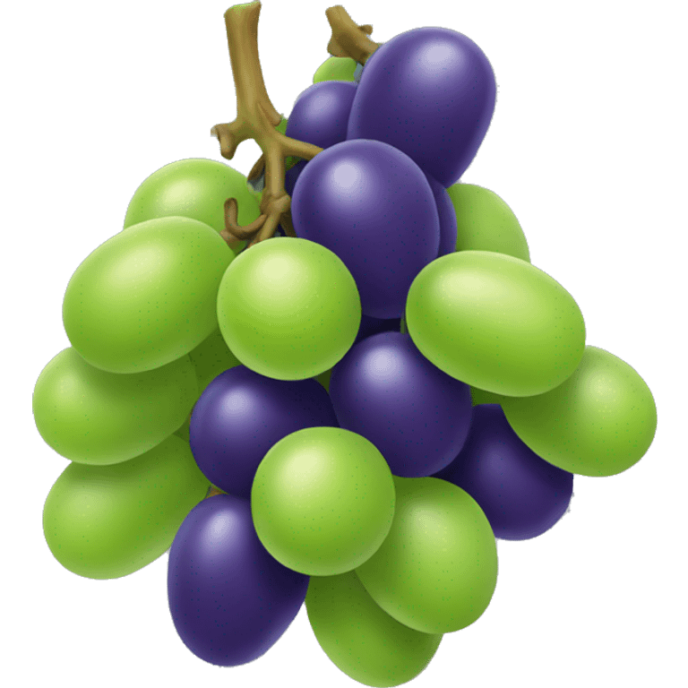 3D Grapes emoji  emoji