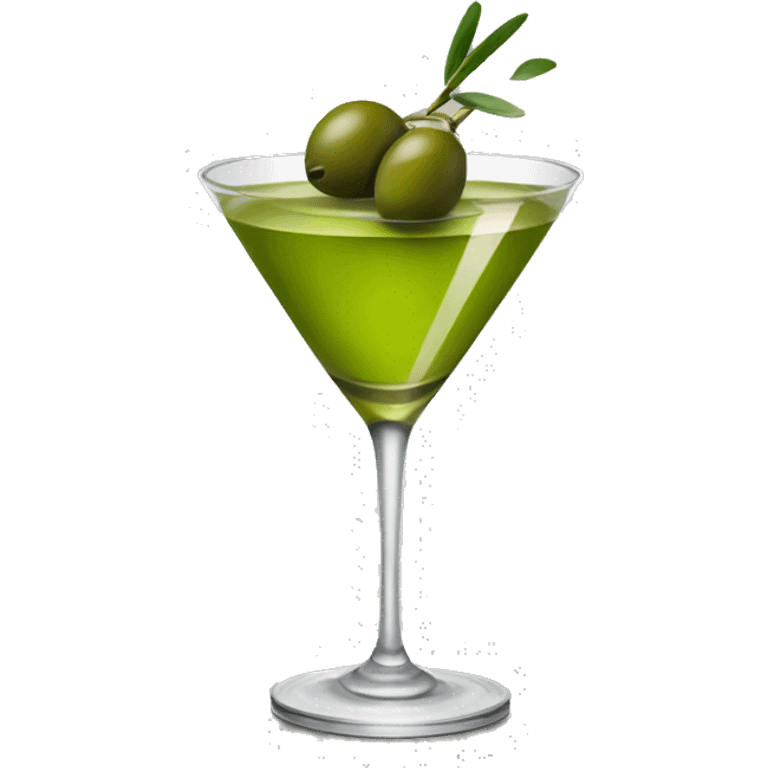 Olive martini emoji