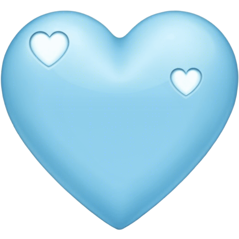 Light blue heart emoji