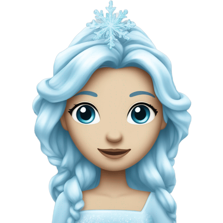 Cute ice queen  emoji