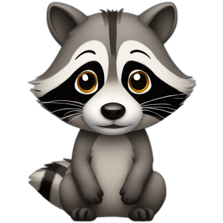 raccoon emoji