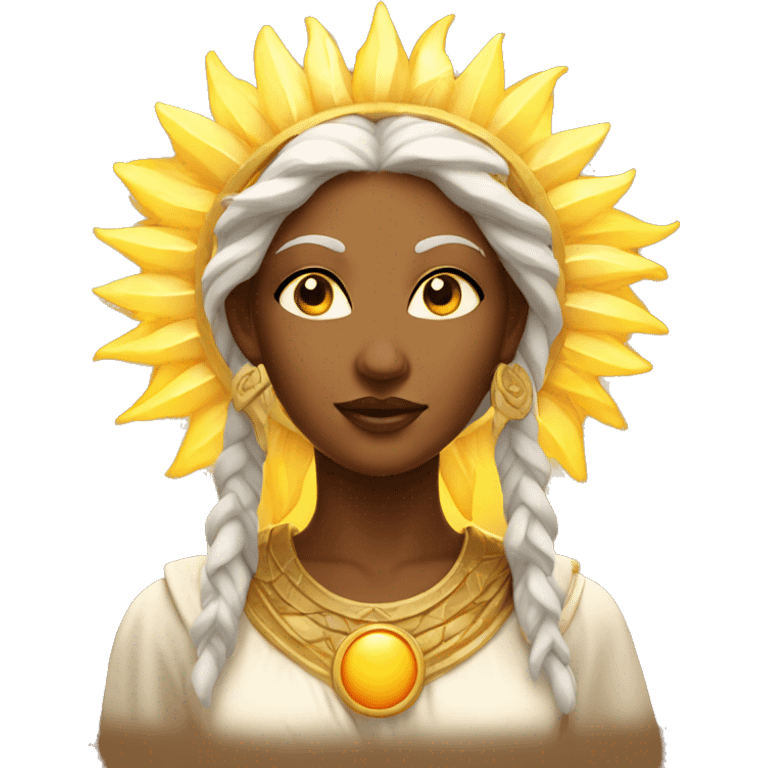 goddess of the sun emoji