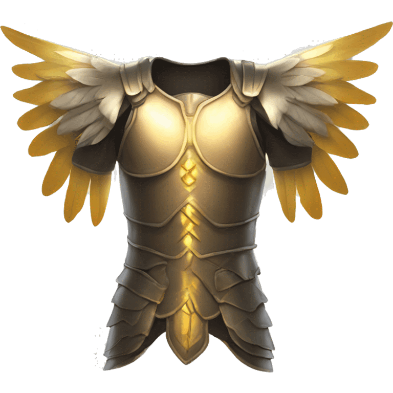 torso armor with wings of light emoji