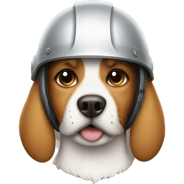 dog wearing a helmet  emoji