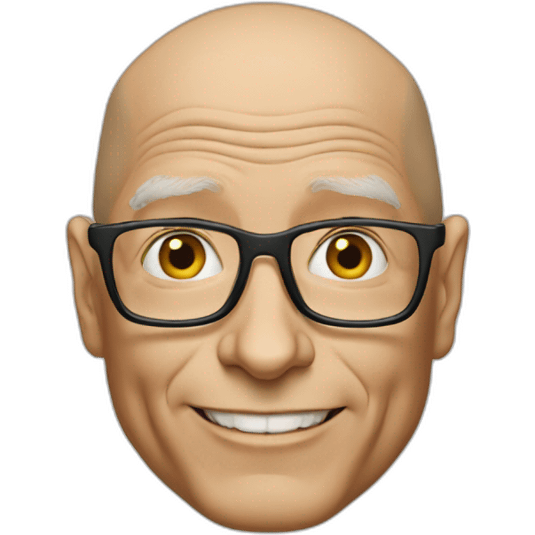 Bill gates without hair emoji