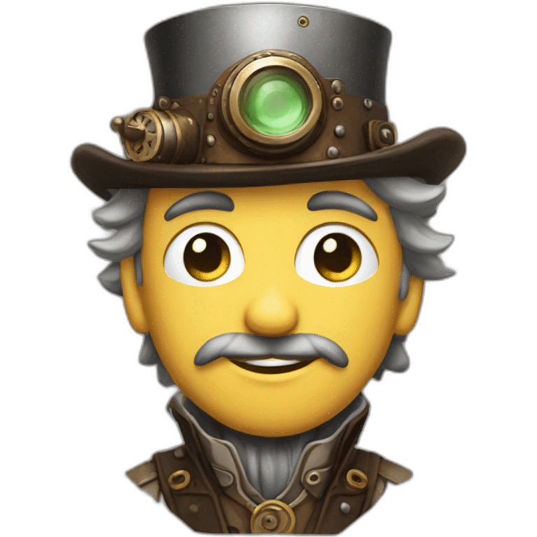 steam punk fall guy character emoji