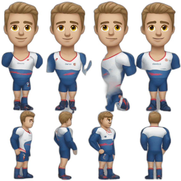 Antoine Dupont rugbyman emoji