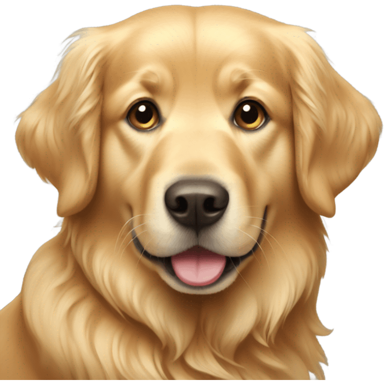 golden retriever  emoji