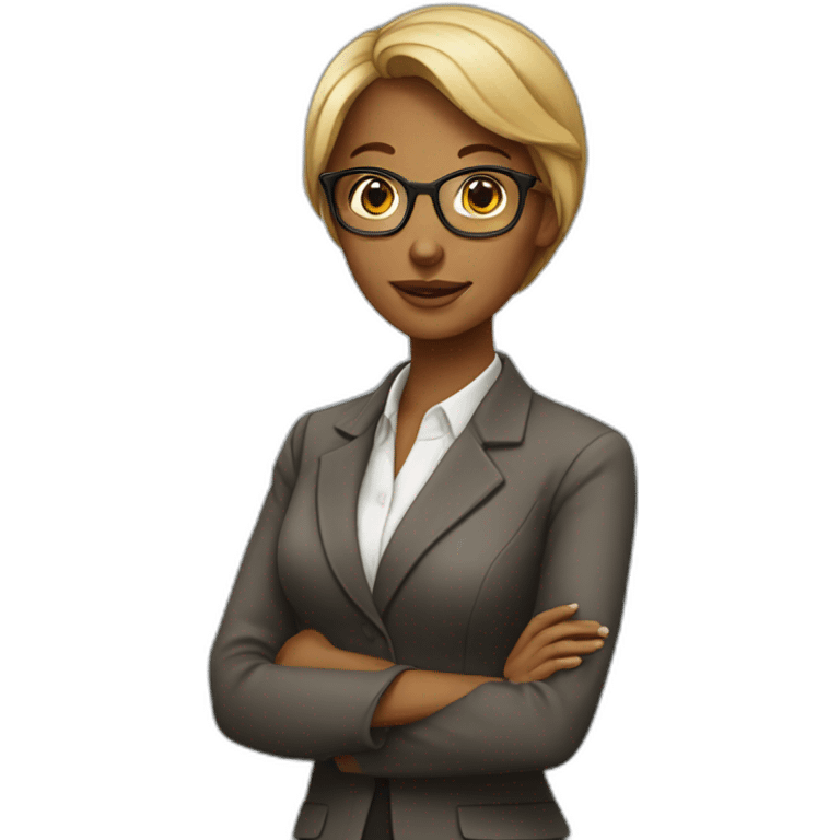 Professeur histoire femme emoji