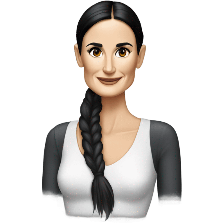 Demi Moore realistic emoji