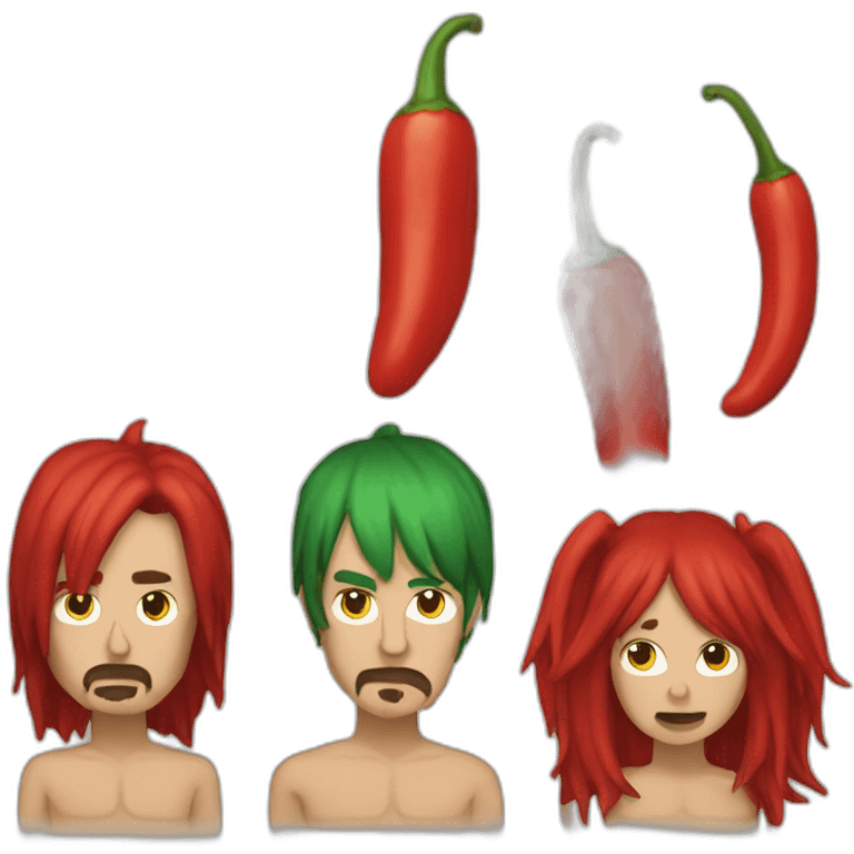 Red hot chili peppers emoji