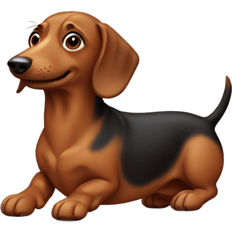 Sausage dog emoji