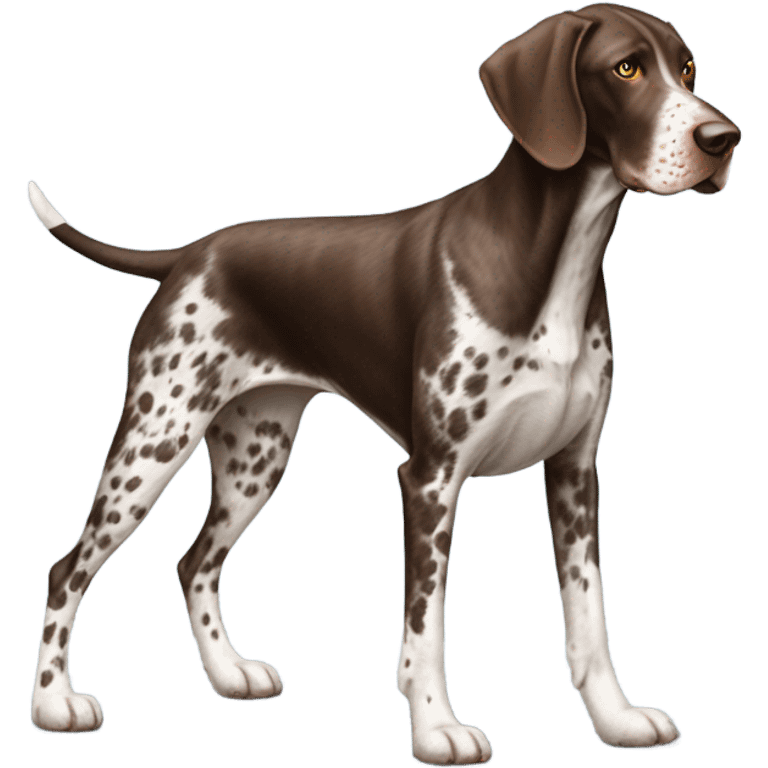 German Shorthaired Pointer Dog Breed Full Body emoji