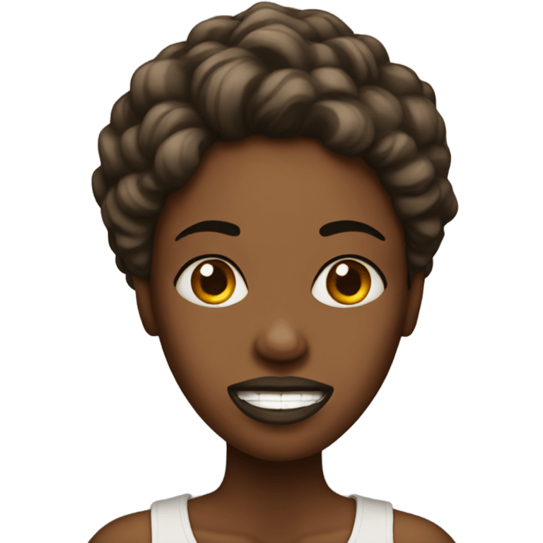  Mad black femme emoji