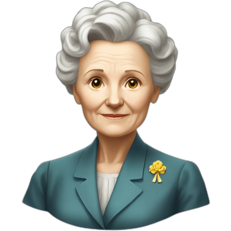 marie curie with prix nobel emoji