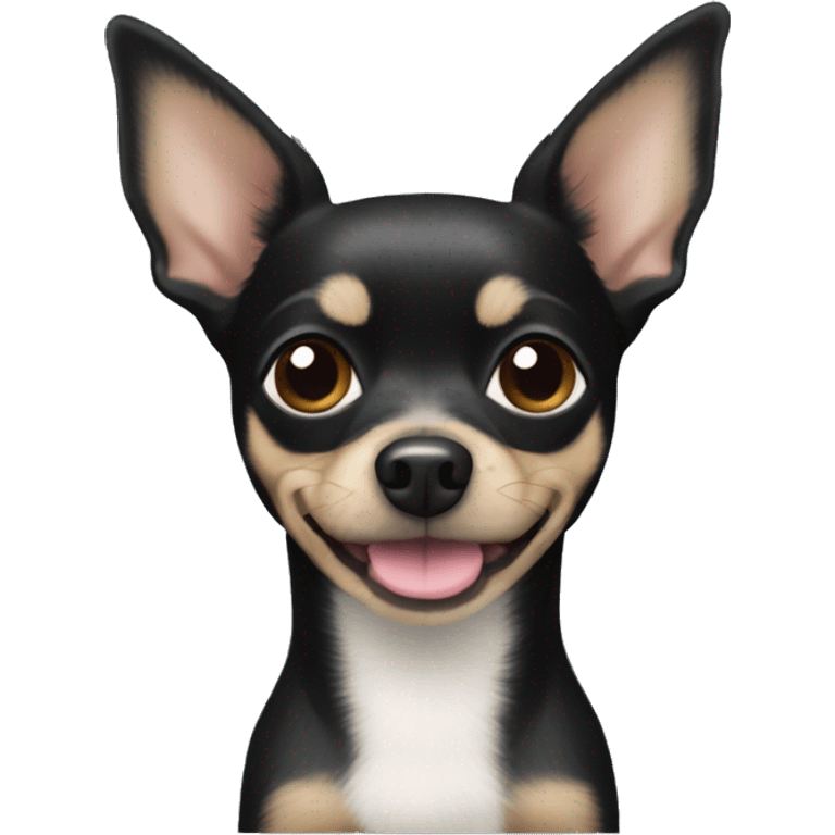 black Chihuahua terrier mix emoji