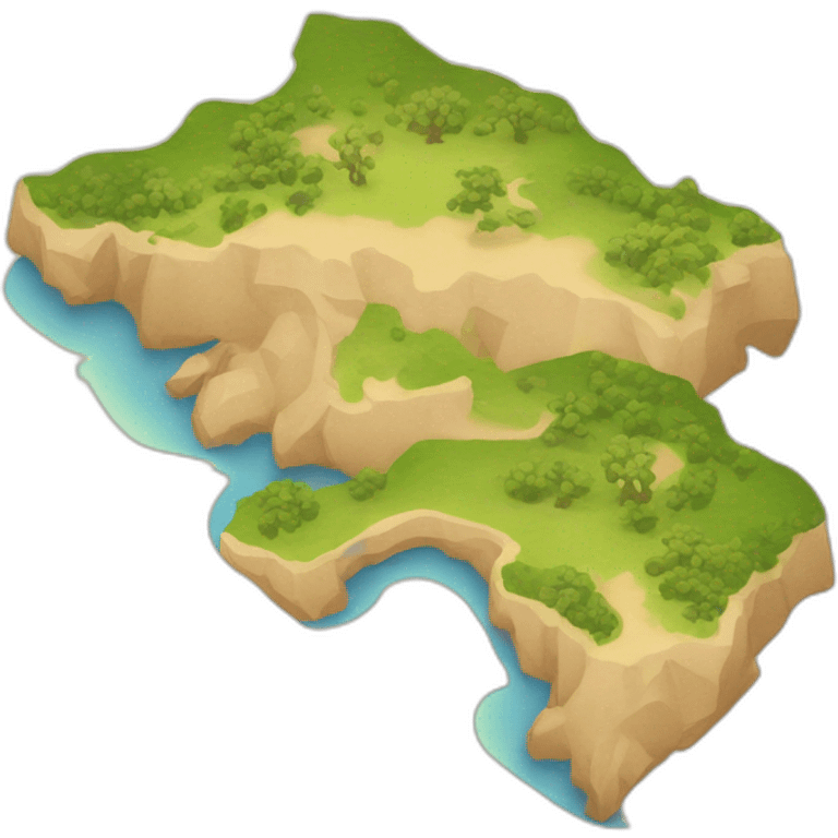 Corsica island Map emoji