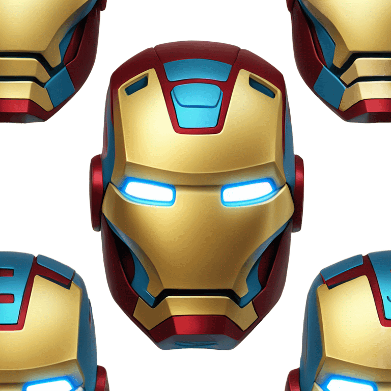 Iron man mask emoji