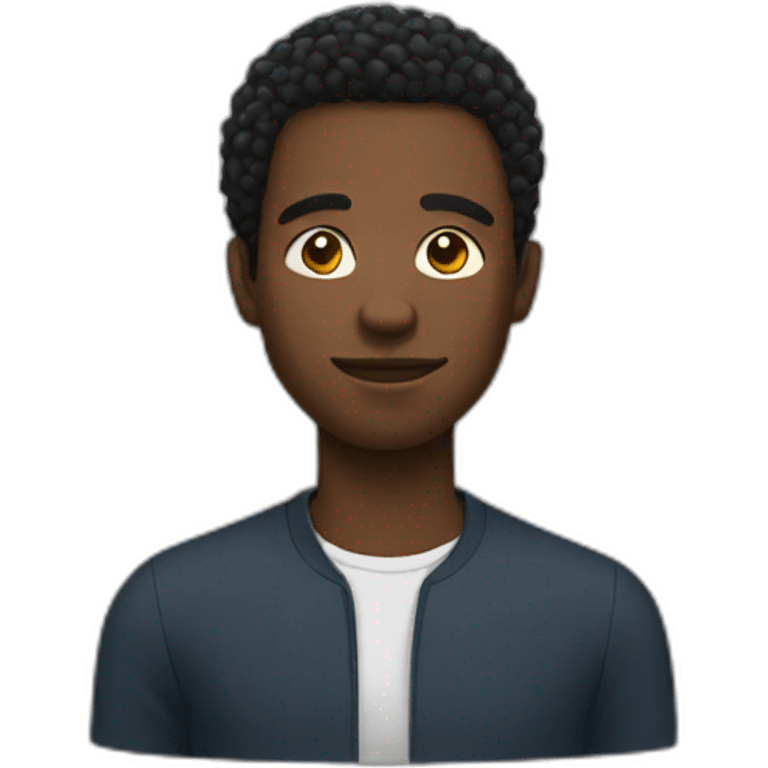 bold black man emoji