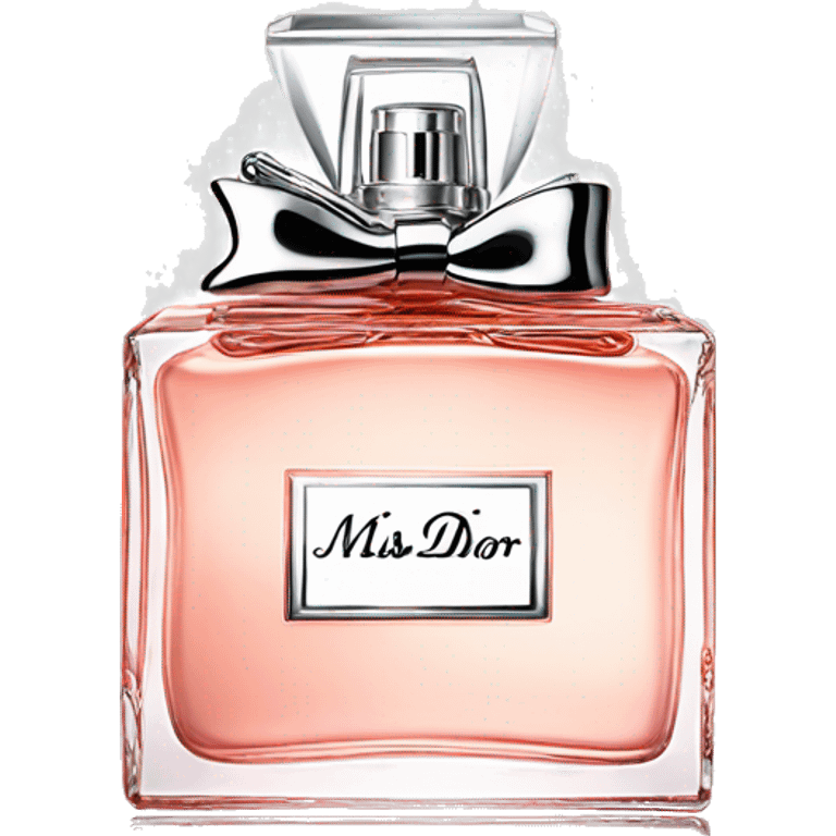 Miss Dior perfume with the logo  emoji