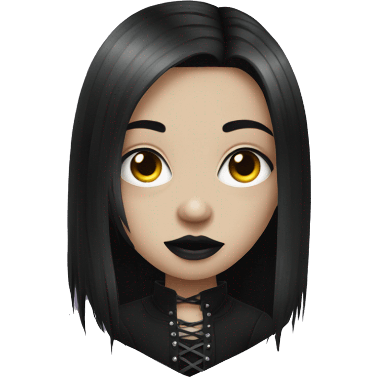 goth girl  emoji