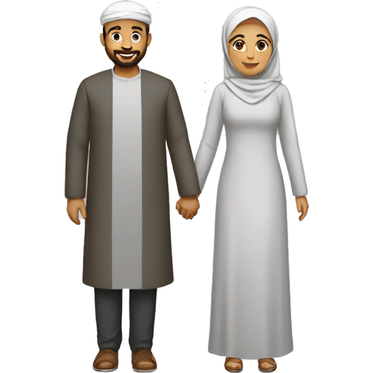 Muslim couple emoji