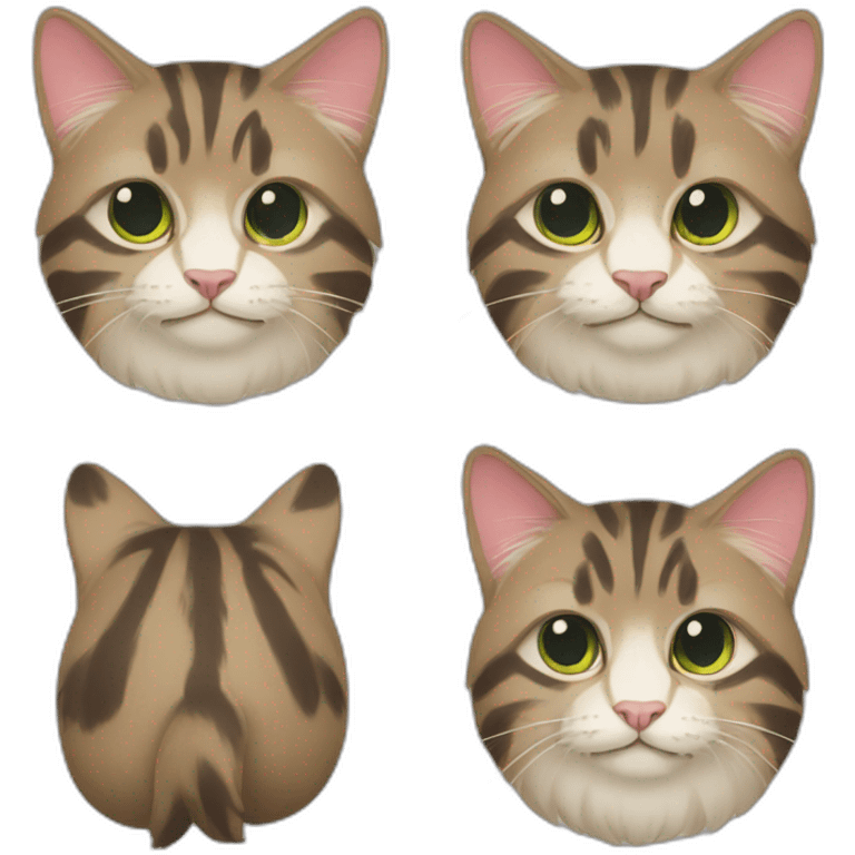 Norwayjan Forest cat emoji