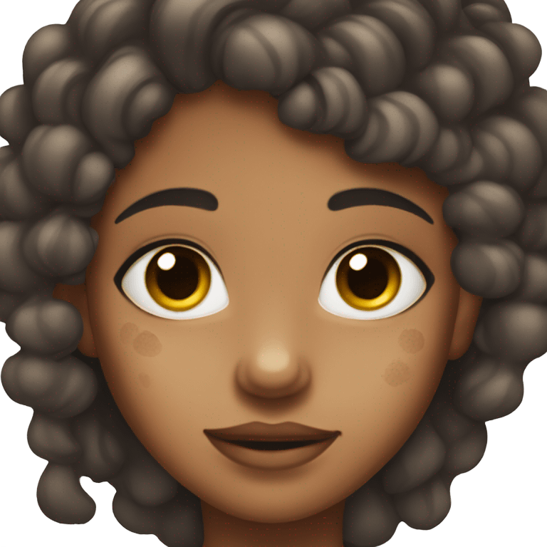 Hyperpigmentation girl emoji