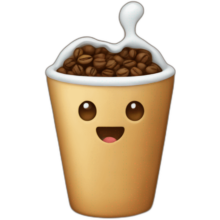 Graine de café emoji