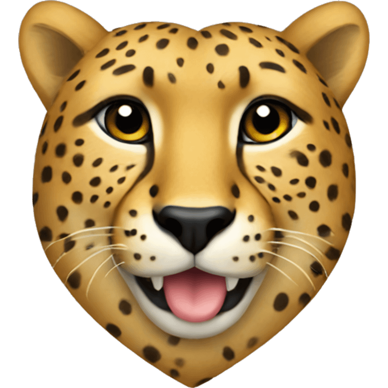 cheetah heart emoji