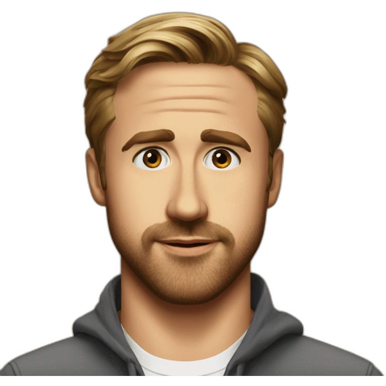 Ryan Gosling handsome emoji